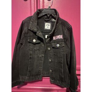 Blondie Black Denim Jacket size 7-8